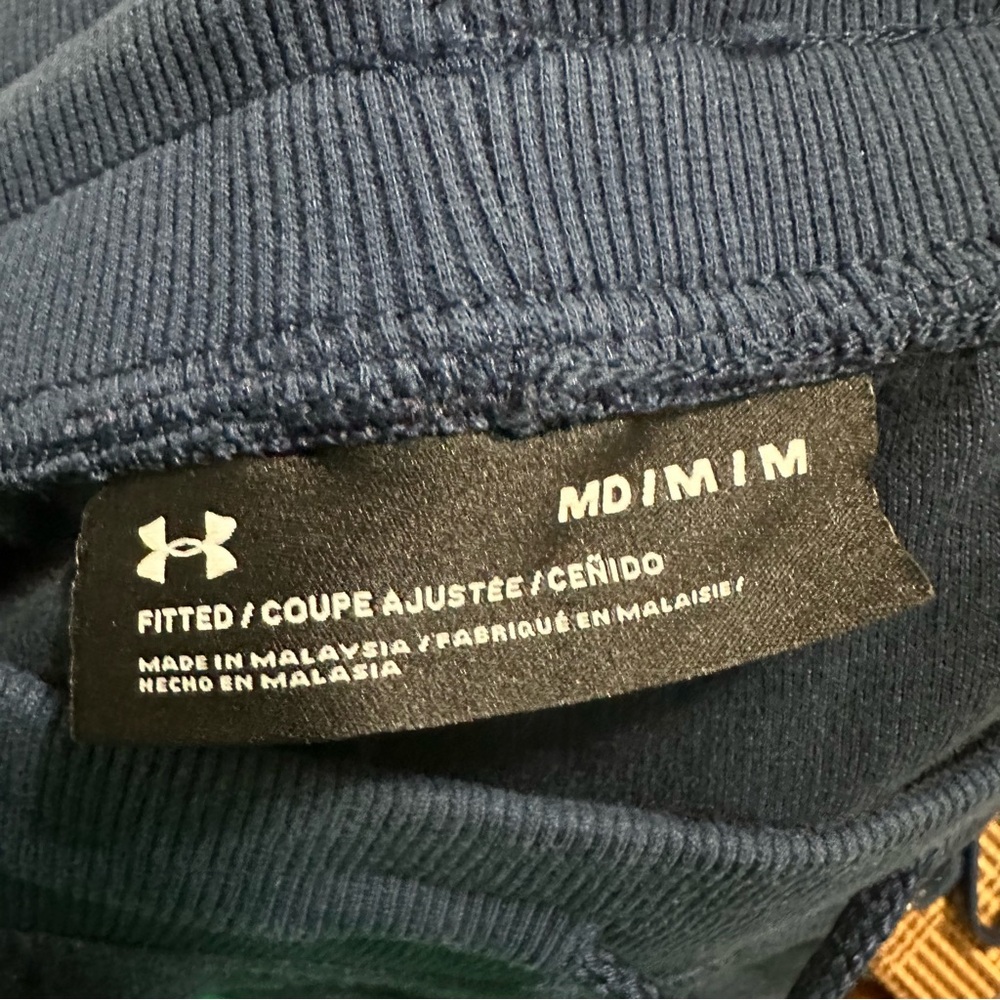 Under Armour Double Knit Heavyweight Jogger Sweatpants‎ Blue Men’s size Medium - Picture 7 of 7